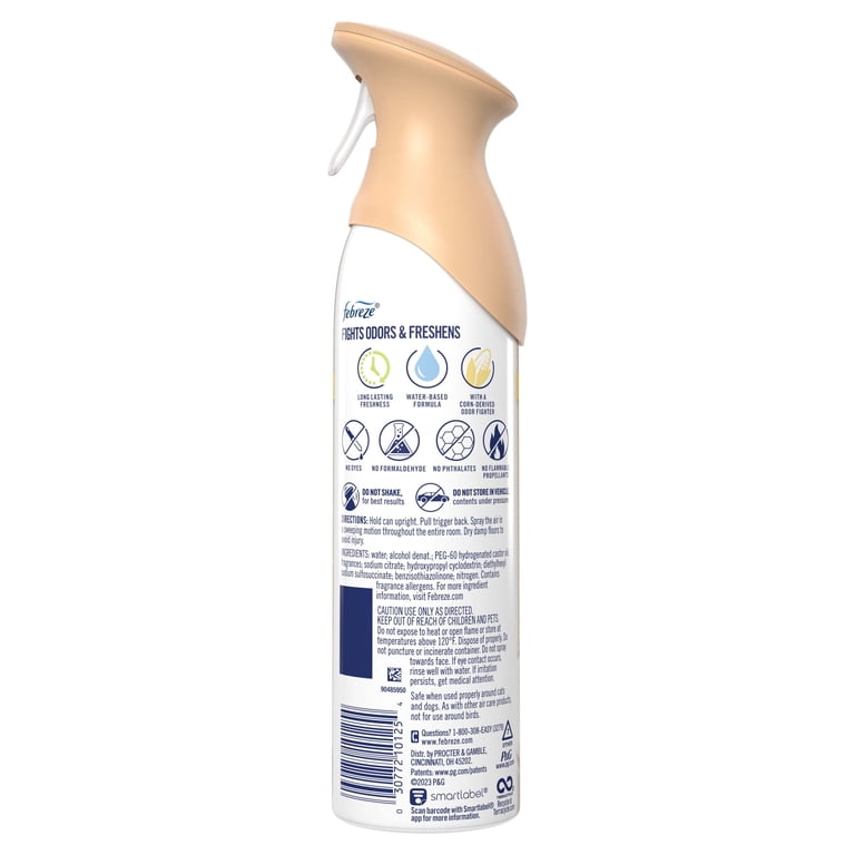 best febreze for cigarette smoke Febreze Air Freshener Spray Soothe & Restore 8.8oz Odor-Fighting Room Spray  with Linen & Sky Scent