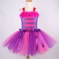thumbnail image 3 of Cheshire Gato Tutú Vestido Niñas Halloween Carnaval Fiesta Ropa Wonderland Alice Cat Disfraz Niños Fantasía Cuento De Hadas Princesa, 3 of 4