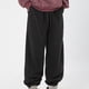 thumbnail image 5 of Pantalones largos de lana para hombre, moda, gruesos, sólidos, informales, cintura elástica, bolsillos, pantalones cargo para hombre, 5 of 5