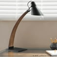 thumbnail image 3 of Noah Mid-Century Modern Table Lamp in Walnut and Black by LumiSource, 3 of 8