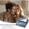 thumbnail image 2 of Wife Xmas Gift Ideas, Gift for Wife from Husband, to My Wife Blanket 50'' X 60'', Anniversary and Wedding Gift, Romantic Gift for Her, Birthday Gifts for Wife, Wife Birthday Gift Ideas, 2 of 5