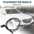 thumbnail image 3 of Sensor de Velocidad de Rueda ABS para Mercedes-Benz S550 Duradero No.A2229059705 Sensor ABS Frontal Izquierdo, 3 of 6