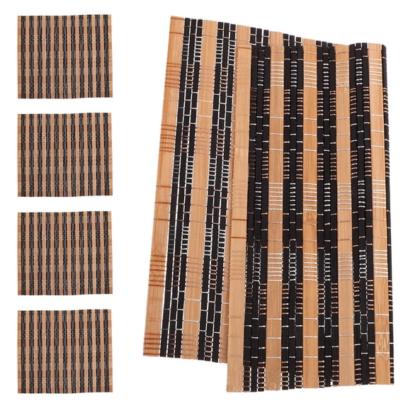 OULII 5Pcs Rectangular Sauna Mat for Bath House with Waterproof Material