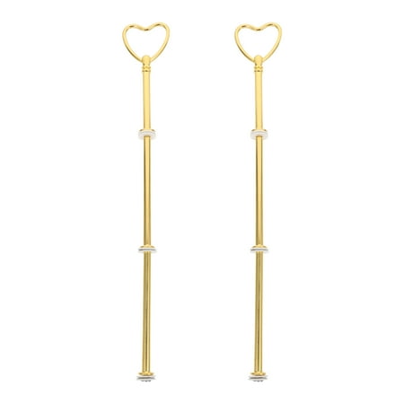 

2Pcs Wedding Party Dessert Racks Accessories Fruit Bowl Stands (Golden)