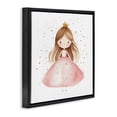thumbnail image 2 of Stupell Industries Cottage Little Princess with Pink Gown Black Floating Frame Canvas Art, 25 x 25, by Creative Studio, 2 of 8