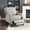 beige brown, variant on Transitional Reclining Seating | Push to Recline in Modern Living | Solid Wood Frame with Metal Reinforcement | Meets Strong Furniture Demand