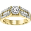 Aurora 1 Carat T.W. Diamond 10kt Yellow Gold Engagement Ring