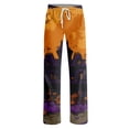 thumbnail image 4 of Halloween Womens Pajama Pants Cute Print Comfy Halloween Pajama Pants Casual Ghost Pumpkin Pattern Pjs Sleep Bottoms Fall Winter Lounge Pants, 4 of 5