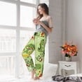 thumbnail image 4 of Uemuo Cute Dinosaurs Cartoon Pattern Women's Wide Leg Palazzo Lounge Pants with Pockets Light Weight Loose Comfy Casual Pajama Pants-Medium, 4 of 9