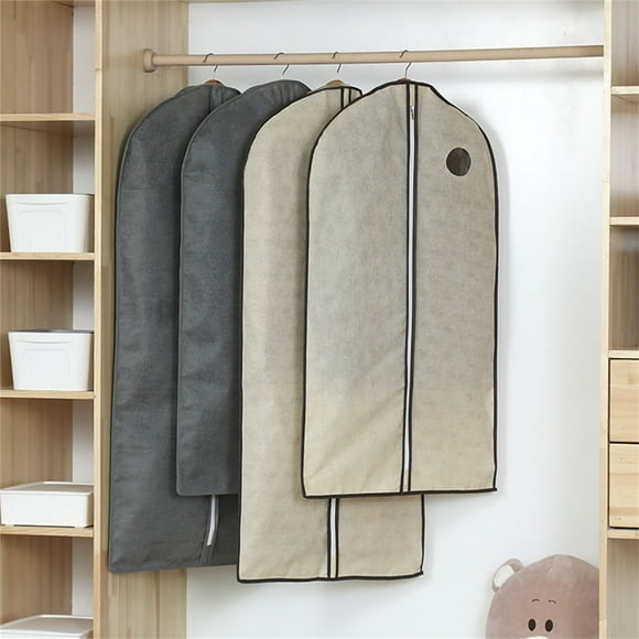Garment Housse Grande Capacité Résistant à l'Humidité Tissu Non Tissé Garment Robe Pendaison Bag Placard Pochette de Rangement pour la Maison
