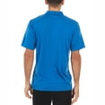 thumbnail image 2 of Woolverino - Men's Merino Wool Microweight Polo - Azure Blue - Small, 2 of 5