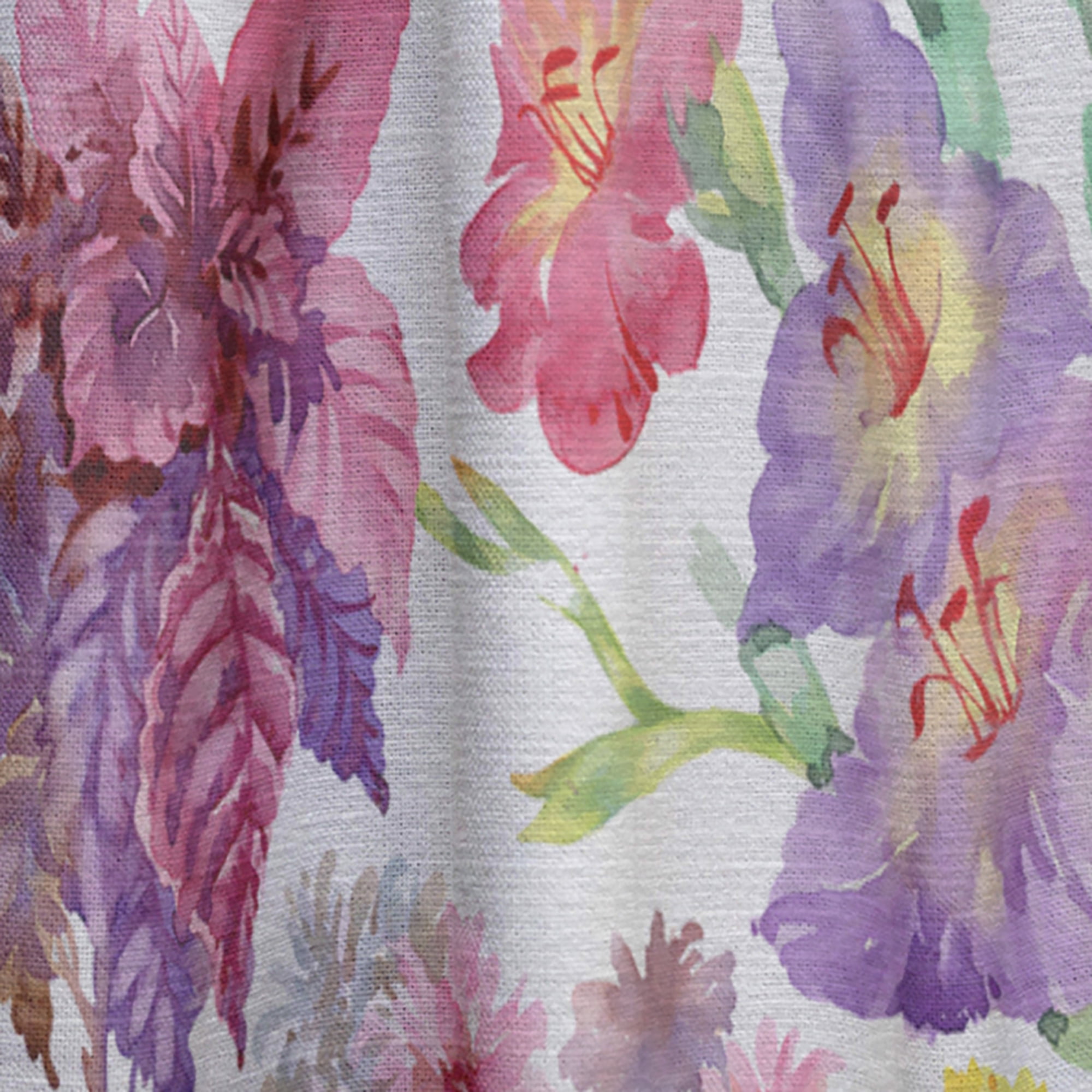 Designart 'Blossom Pink VII' Floral Curtain Panel