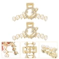thumbnail image 1 of FONDOTIN 2Pack Hair Barrettes for Women with Rhinestone Hair Fixing for Weddings, 1 of 6
