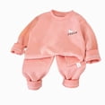 thumbnail image 4 of masbird Girls Boys Print Pajamas 2 Pieces Long Sleeve Jammies Set Toddler Pjs Fall Winter Sleepwear 6-12 Months 12-24 Months 2t 3t 4t 5t 6t 7t 8t 9t Children(Pink,4-5 Y), 4 of 5