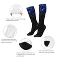 thumbnail image 3 of Vsdgher Black Blue Glitter Sparkles Knee Socks, High Socks Long Stretchy Sock Women Knee High Stocking, Long Socks for Women, 3 of 6