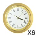 thumbnail image 1 of Inserto de Reloj Clásico Soledad Suministros de Bricolaje Mini Reloj Decorativo 35 mm 6 Piezas, 1 of 10