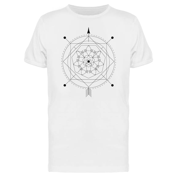 Arrow Mystical Geometric Lines Tee Men's -Image by Shutterstock