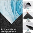 thumbnail image 3 of Blue White Gold Marble Pattern Kitchen Rugs Sets Of 3,Kitchen Runner Rugs Non Skid Washable,Decorative Kitchen Floor Mats for Kitchen,Sink,Laundry,17"x30"+ 17"x47" + 17"x59", 3 of 6
