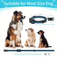 thumbnail image 5 of Dosaele Adjustable Nylon Dog Training Collar with Remote  Electronic Rechargeable Pet Collar for Small to Large Dogs 5lbs to 120lbs  24 Inch Strap  Waterproof and Shock-Proof, 5 of 5