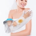 thumbnail image 4 of 1 funda impermeable para brazo para ducha, protector completo largo para adultos, suave, cómodo, sello hermético para mantener las heridas secas, vendaje de baño, mano rota, muñeca, dedo, codo, sin, 4 of 8