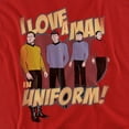 thumbnail image 2 of Star Trek Man In Uniform Officially Licensed Adult T-Shirt S, 2 of 7