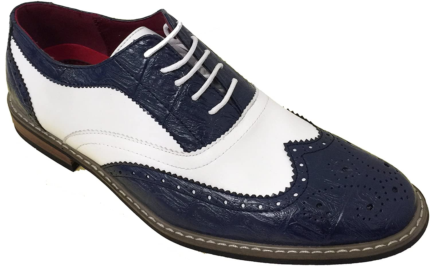 Wingtip Shoes white casual look Shoes Business Shoes Wingtip Shoes 