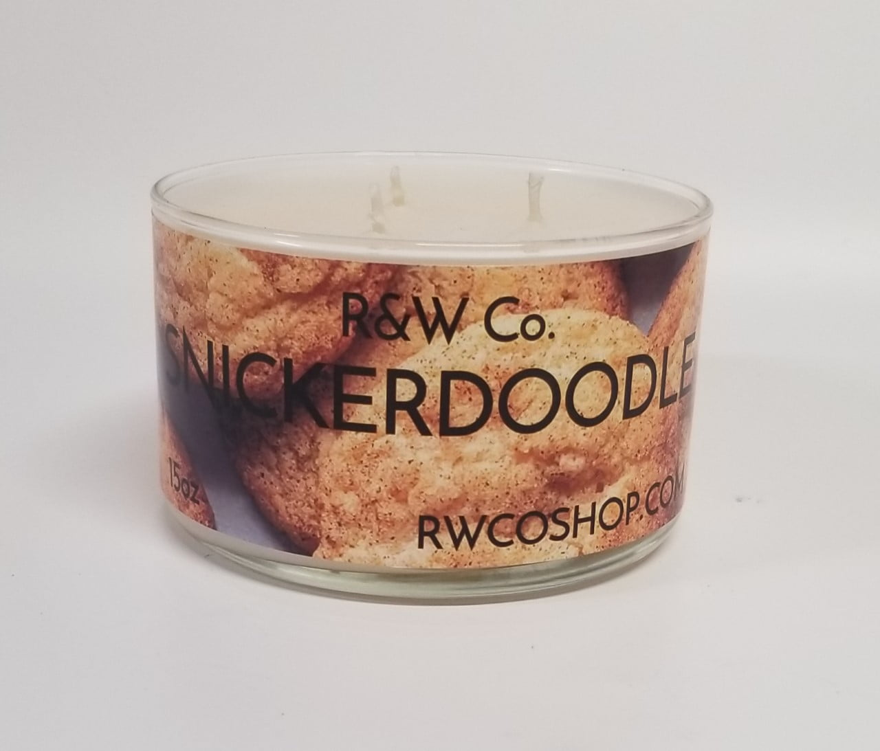 Snickerdoodle Triple Wick Candle. 15oz, Highly Scented and Hand Poured. Small Batch. Made in the USA.