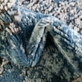 thumbnail image 4 of Unique Loom Nyla Collection Area Rug - Smile (2' x 6' Runner Blue/Light Blue), 4 of 7