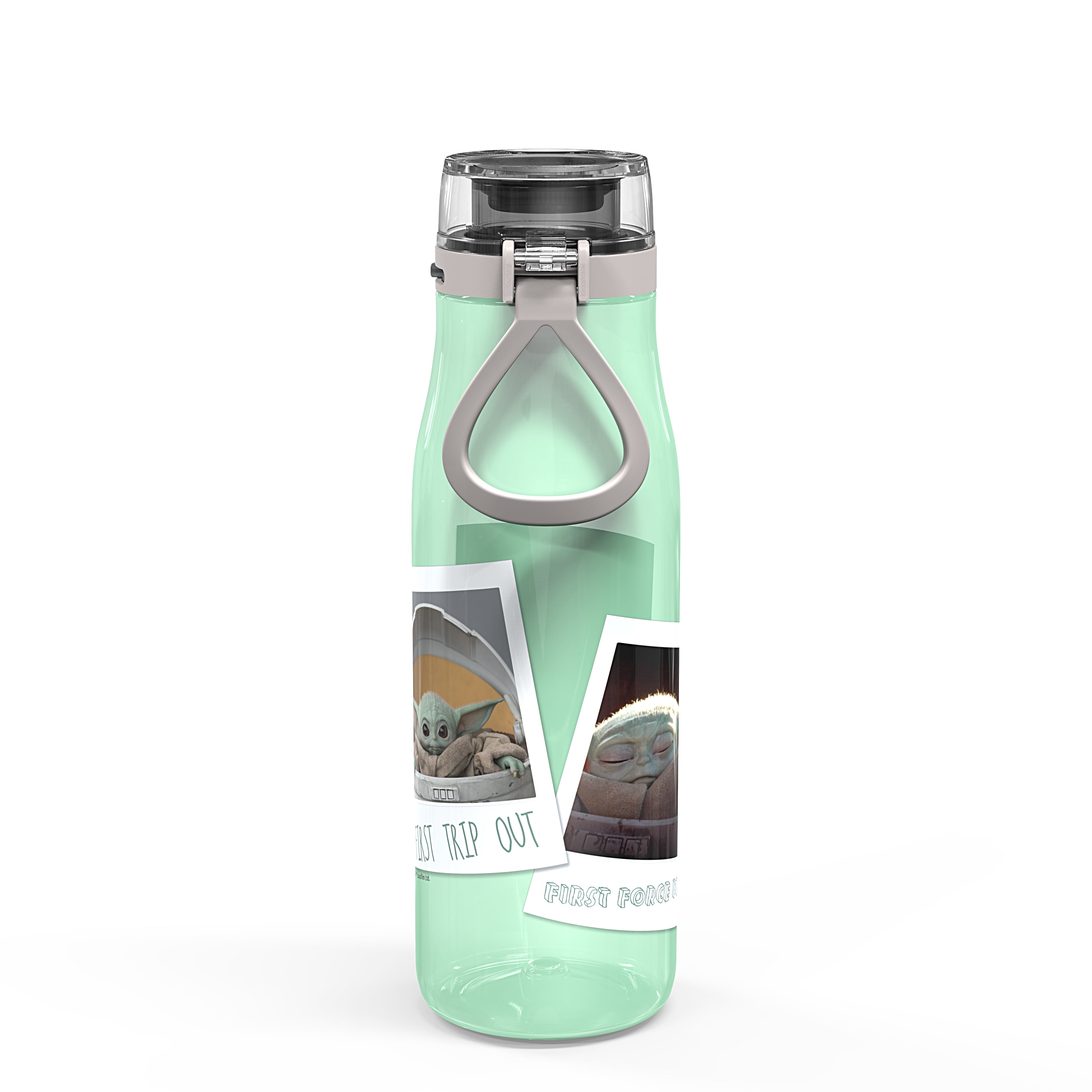 Zak Designs Star Wars The Mandalorian Durable Plastic Water Bottle with  Interchangeable Lid and Buil…See more Zak Designs Star Wars The Mandalorian