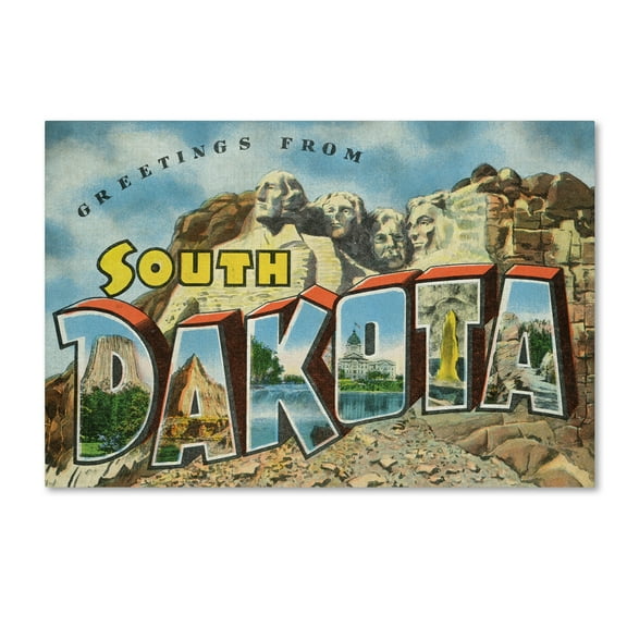 Lantern Press 'Post Card 23' Canvas Art