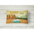 thumbnail image 2 of Carolines Treasures VHA3027PW1216 RV Camper Camping Wander Canvas Fabric Decorative Pillow  12H x16W multicolor, 2 of 3