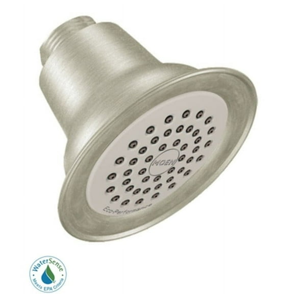 Moen 6313BN Part Brushed Nickel Showerhead Only, 1.5 GPM
