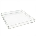 thumbnail image 4 of Food Tray Clear Extra Large Acrylic Serving Tray with Handles Oversize 18.9 Inch, 4 of 12
