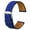 Blue, variant on Suede Leather Watch Band,18mm Perforated Replacement Wristband for Men Women,Classic Retro Watch Strap,Red