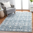 thumbnail image 2 of SAFAVIEH Martha Stewart Isabella Clover Area Rug, Navy/Ivory, 8' x 10', 2 of 8