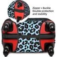thumbnail image 3 of Neon Leopard Grain Luggage Cover Elastic Washable Stretch Suitcase Protector Anti-Scratch Travel Suitcase Cover for Kid and Adult XL (29-32 inch suitcase), 3 of 6