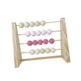 thumbnail image 1 of Milaget Wooden Abacus for Kids Math Math Learning Counters Counting Frame Arithmetic for Pink, 1 of 8