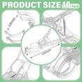 thumbnail image 4 of 10 Pcs Heavy Duty Clear Balloon Arch Clips 3.5 Inch, Large Transparent Spring Clips for Birthday Party Decorations, Craft Projects, Woodworking and Photography Studio Setup, 4 of 8