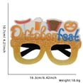 thumbnail image 2 of TIEVOSA Fashion Oktoberfest Glasses Summer Style October Party PROM Decorative Prop Glasses（Orange）, 2 of 2
