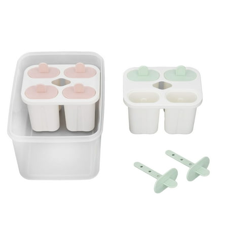 

Reusable Ice Lolly Molds Homemade Food Grade PP Ice Cream Maker Set For Home For Purees