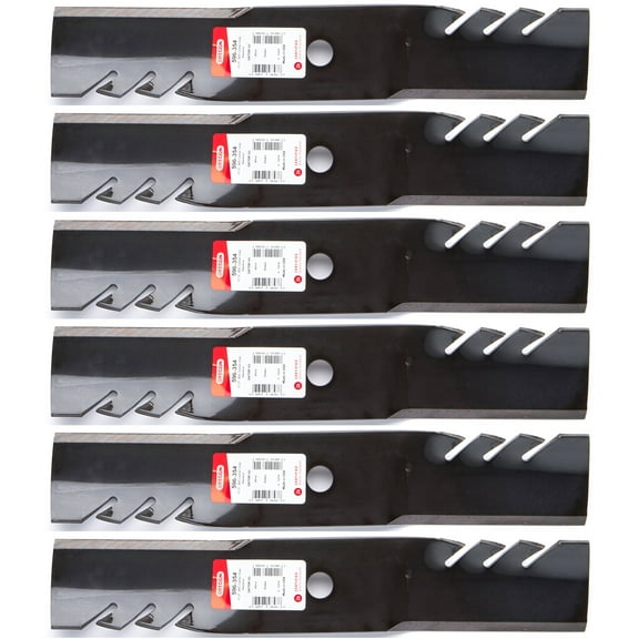 6PK Oregon 596-354 G5 Gator Blades for 48" John Deere M127500, M127673, M145476