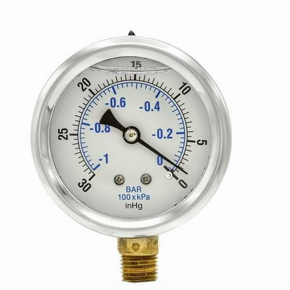 Pic Gauges Vacuum Gauge,1/4 in. NPT,2-1/2 in. PRO-201L-254A