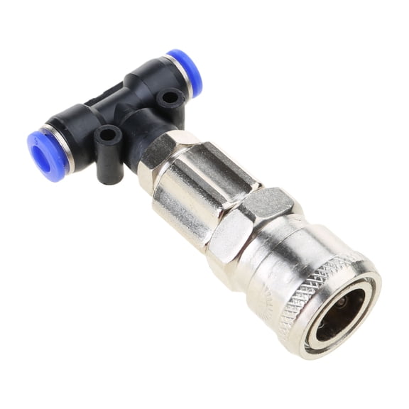 Pneumatic-Tank-Connector Air for Valve Air Bag Three-way Joint Air for Straight Through Joint-Pneumatic Fittings