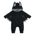 thumbnail image 2 of KAUOD 3 6 12 18 24 Months Baby Boys Jumpsuits Halloween Cotton Warm Outfits with Hood Toddler Boys Long Sleeve Rompers, 2 of 9