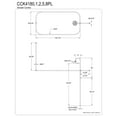 thumbnail image 2 of Kingston Brass CCK4182PL Vintage Tub Wall Mount Gooseneck Clawfoot Tub Faucet Package with Shower Enclosure, Polished Brass, 2 of 4
