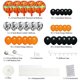 thumbnail image 1 of CiciBear 107 Piezas Basquetbol Temática Globo Garland Arco Kit de Basquetbol Suministros d CiciBear CiciBear, 1 of 2