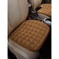 thumbnail image 2 of Gmogad 1pc Car Seat Cushion, Premium Comfort Memory Silk Wadding, Non-Slip Rubber Bottom With Storage Pouch, Car Seat Pad Universal Coffee, 2 of 6