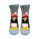 thumbnail image 3 of Calcetines de animales, regalos de año , antideslizantes, novedosos, calcetines gruesos de tubo medio para dormitorio Pingüino azul claro, 3 of 9