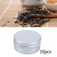 thumbnail image 5 of 10x latas de aluminio redondas con tapa de rosca/recargables con tapas de rosca tarro de almacenamiento latas de Metal/para té DIY muestra cosmética, 5 of 8