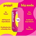 thumbnail image 3 of Poppi Strawberry Lemon Soda 4pk, 3 of 5